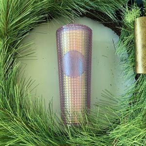 Starbucks pink disco ball tumbler